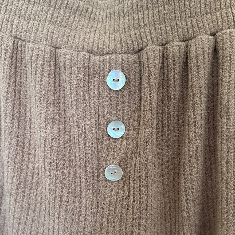 Madewell Women's Brown Ribbed Shorts size M - Picture 4 of 6